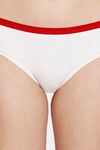 Zivame Abstract Colorplay Mesh Low Rise Full Coverage Hipster Panty - Barbados Cherry — thumbnail 4